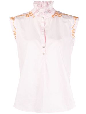 Forte Forte high-neck sleeveless shirt - Pink