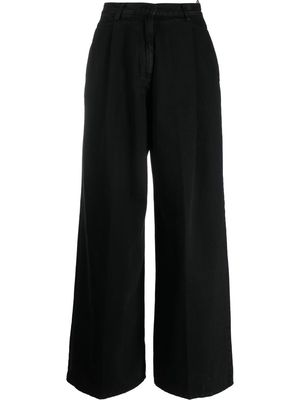 Forte Forte high-rise wide-leg jeans - Black