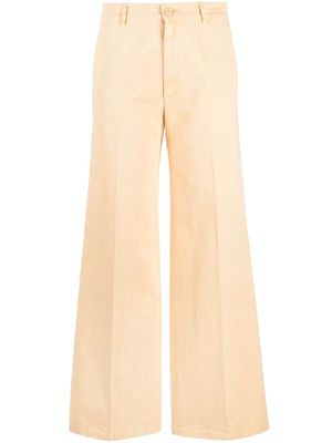 Forte Forte high-waist wide-leg trousers - Yellow