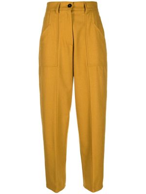 Forte Forte high-waisted tapered trousers - Yellow