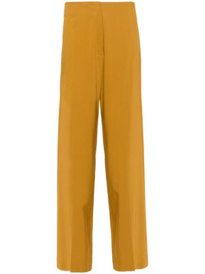 Forte Forte low-waist crepe trousers - Brown