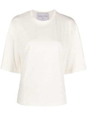 Forte Forte oversized short-sleeved T-shirt - White