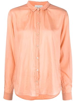 Forte Forte pleat-detail long-sleeved shirt - Pink