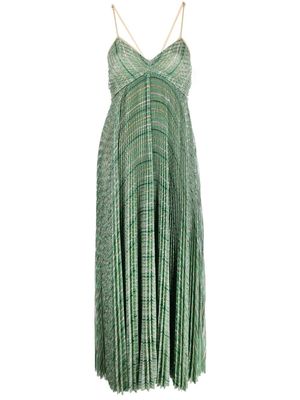 Forte Forte pleated empire-line dress - Green