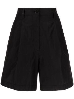 Forte Forte pleated high-waisted shorts - Black