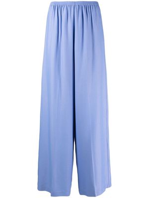 Forte Forte pressed-crease palazzo pants - Blue