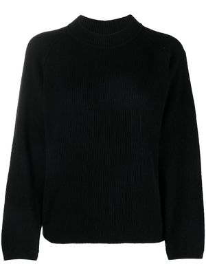 Forte Forte ribbed-knit wool-blend jumper - Black