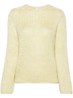 Forte Forte round-neck chunky-knit jumper - Yellow