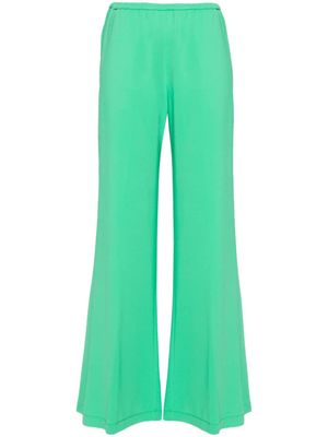 Forte Forte ruched wide-leg trousers - Green