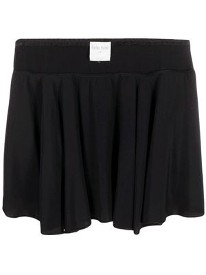 Forte Forte ruffle-front mini skirt - Black