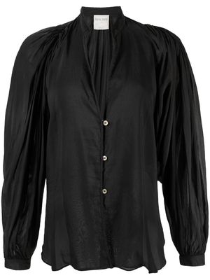 Forte Forte semi-sheer blouse - Black