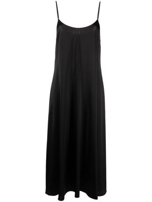 Forte Forte silk maxi slip dress - Black