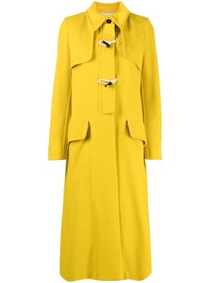 Forte Forte single-breasted maxi coat - Yellow
