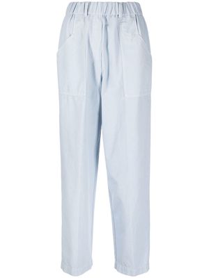 Forte Forte tapered cotton trousers - Blue