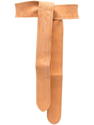 Forte Forte tied-waist fastening belt - Orange