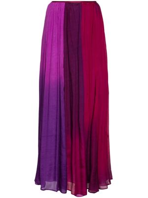Forte Forte tonal crepon maxi skirt - Purple