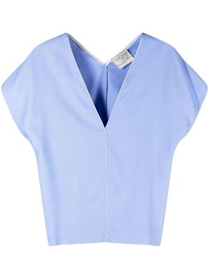 Forte Forte v-neck blouse - Blue