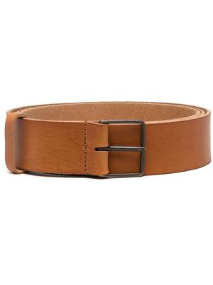 Forte Forte washed-finish leather belt - Orange