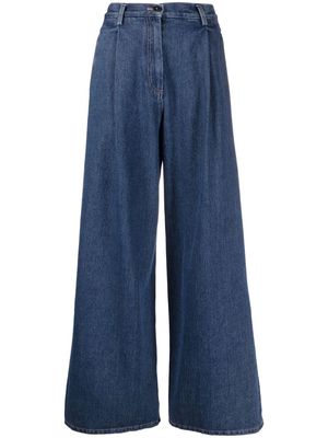 Forte Forte wide-leg high-waisted jeans - Blue