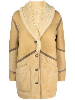 Fortela Felicity shearling-lined coat - Neutrals