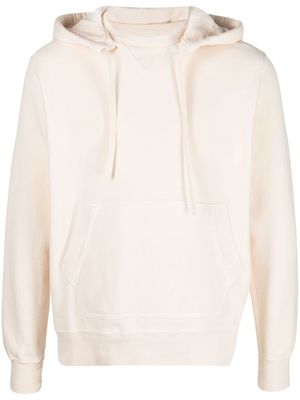 Fortela round-neck cotton hoodie - Neutrals