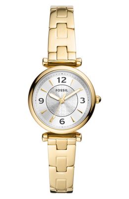 Fossil Carlie Bracelet Watch, 28mm in Gold 