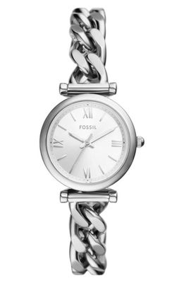 Fossil Carlie Bracelet Watch, 28mm in Silver 