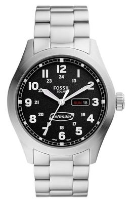 Fossil Defender Solar Bracelet Watch