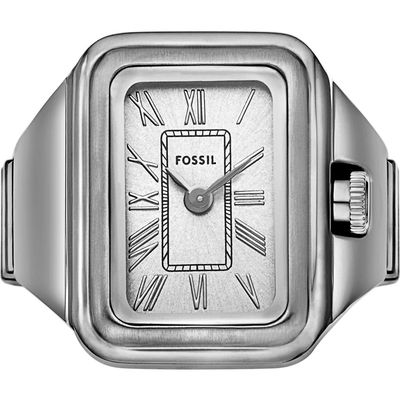 Fossil Raquel Watch Ring, 14mm in Silver 