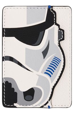 Fossil x Star Wars™ Stormtrooper Leather Card Case in White