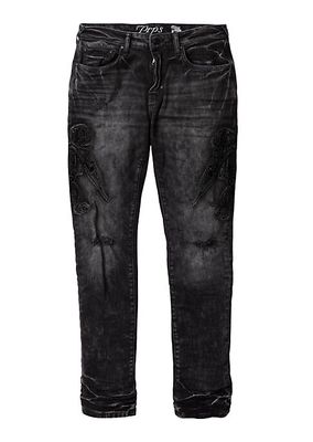 Foundation Embroidered Jeans