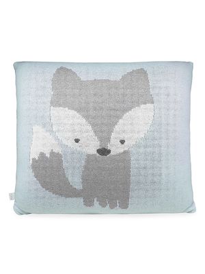 Fox Cushion - Blue - Blue
