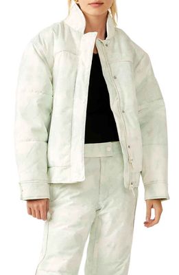 FP Movement Bunny Slope Puffer Jacket in Mountain Mist Sage