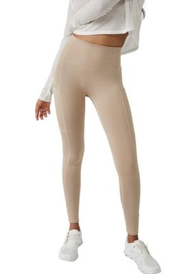 FP Movement High Rise Pocket Leggings in Clay