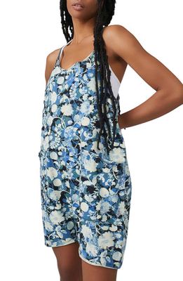 FP Movement Hot Shot Print Jersey Romper in Forest Floral Combo