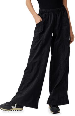 FP Movement Off the Record Wide Leg Pants in Black