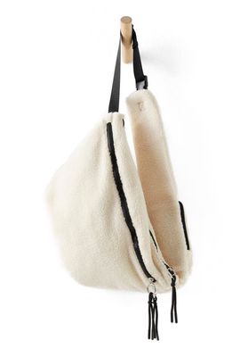 FP Movement Overachiever Fleece Sling Bag in Champagne Toast