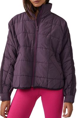 FP Movement Pippa Packable Puffer Jacket in Black Berry