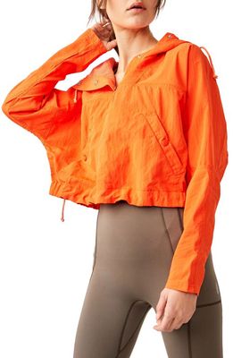FP Movement Ride the Wave Crop Hooded Jacket in Fired Up