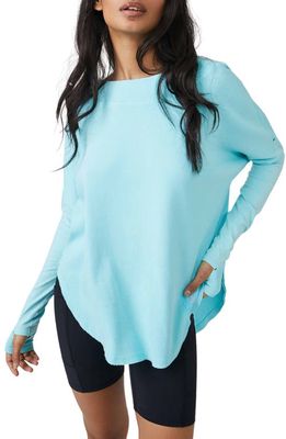 FP Movement Simply Layer Open Back Top in Blue Glow