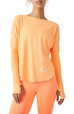 FP Movement Simply Layer Open Back Top in Electric Orange