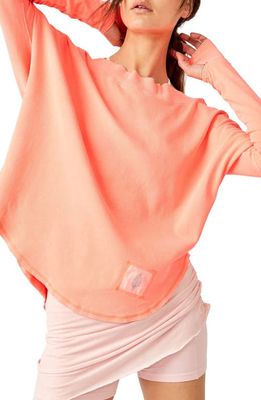 FP Movement Simply Layer Open Back Top in Neon Coral