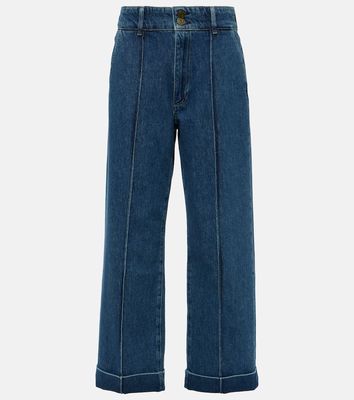 Frame '70s high-rise straight jeans