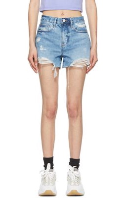 Frame Blue 'Le Brigette' Shorts