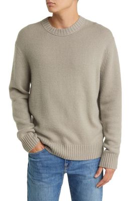 FRAME Cashmere Crewneck Sweater in Stone Beige