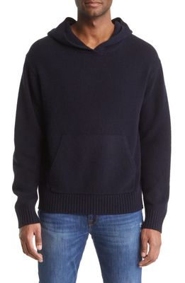 FRAME Cashmere Hoodie in Navy