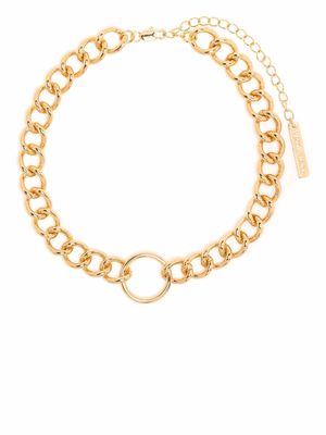 Frame Chain gold-plated chain-link necklace