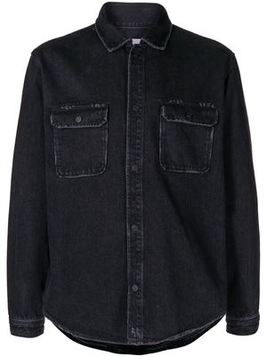 FRAME chest-pocket denim shirt - Black