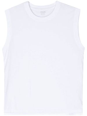 FRAME cotton jersey vest - White