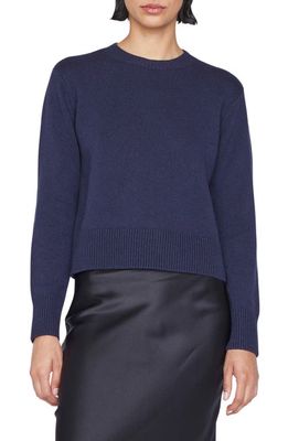 FRAME Crewneck Cashmere Sweater in Navy